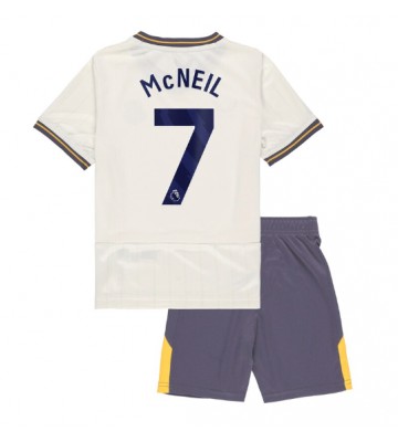 Everton Dwight McNeil #7 Tredje Kläder Barn 2024-25 Kortärmad (+ Korta byxor)